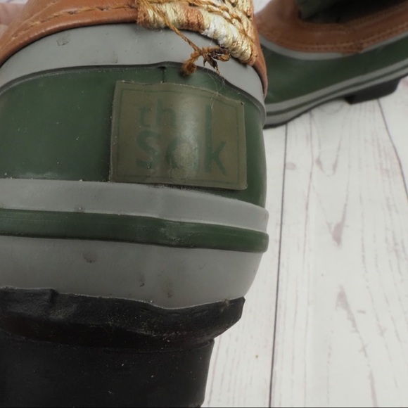 The Sak Daley 5 olive rubber duck boots insulated - Picture 15 of 16